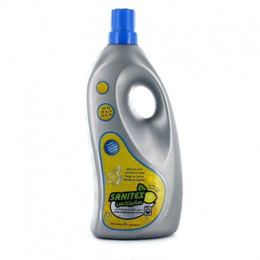 Al-Sana Sanitex Lemon Liquid Detergent 2 L