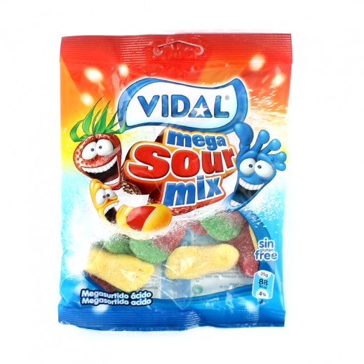 Vidal Mega Sour Mix 100 g